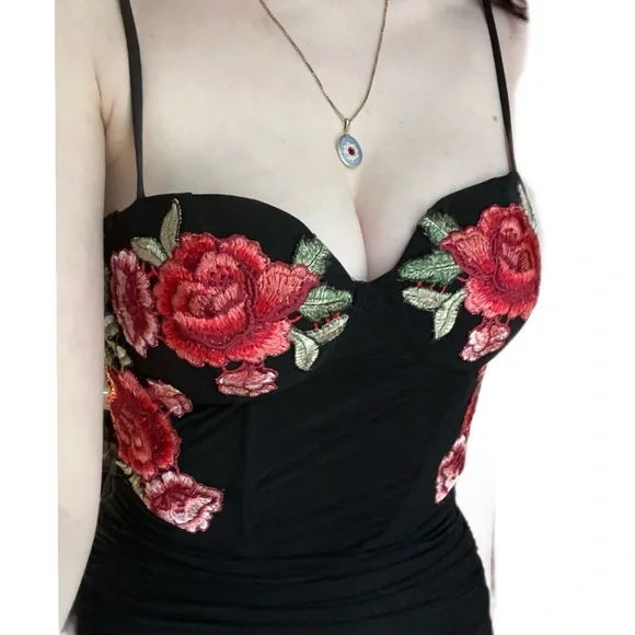 Floral Mini Dress SIZE EXTRA SMALL - Picture 4 of 6